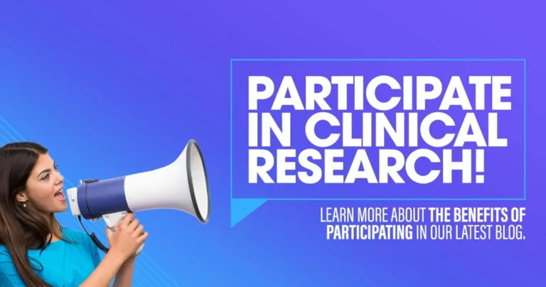 Participate in Clinical Research- Learn more about participating in a clinical trial - blog graphic