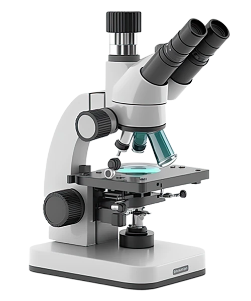 microscope, no background