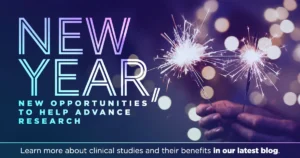 New Year, New Opportunities to help Advance Research